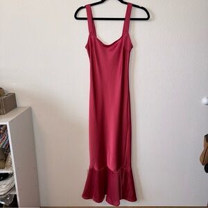 Urban Outfitters satin maxi dress